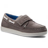 GEOX BOYS SUEDE SHOE J ANTHOR GREY/WHITE