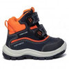 GEOX BOOT  BOYS NAVY ORANGE B FLANFIL