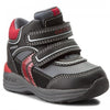 GEOX BOOT BOYS BLACK RED B.N GULP