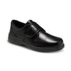 HUSH PUPPIES BOYS DRESS SHOES BLACK VELCRO GAVIN