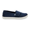 TOM BOYS BLUE SUEDE SLIP ON