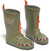 KID GREEN DINOSAUR RAINBOOT