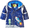 KID BLUE SPACE ALIEN RAINCOAT